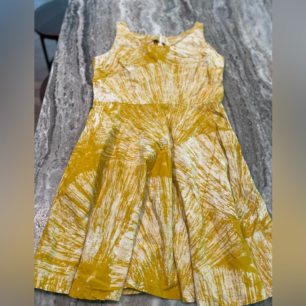 Global Mamas Fit & Flare Organic Cotton Dress. Large